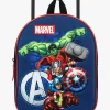Marvel Avengers 3D Trolley Rygsæk Great Escapes, Blå