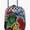 Marvel Avengers 3D Trolley Kuffert, Checkered