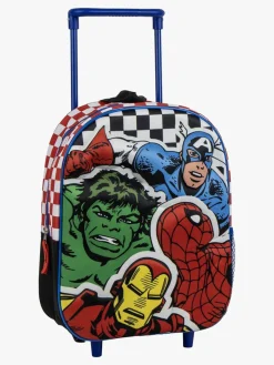 Marvel Avengers 3D Trolley Kuffert, Checkered