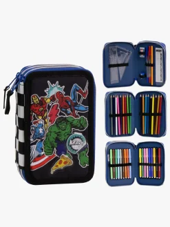 Marvel Avengers Penalhus med 3 Rum, Checkered