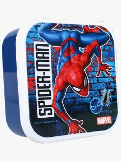 Marvel Spider-Man 3 in 1 Madkasse Let's Eat!, Navy