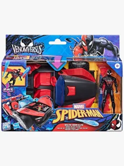 Marvel Spider-Man Epic World of Actionfigur med Bil - Miles Morales Remix Blast-Racer