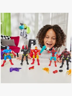 Marvel Spider-Man Mixmashers Figur Iron Spider Delux