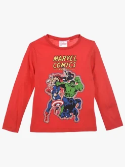 Marvels Avengers Classic Langærmet T-shirt, Red