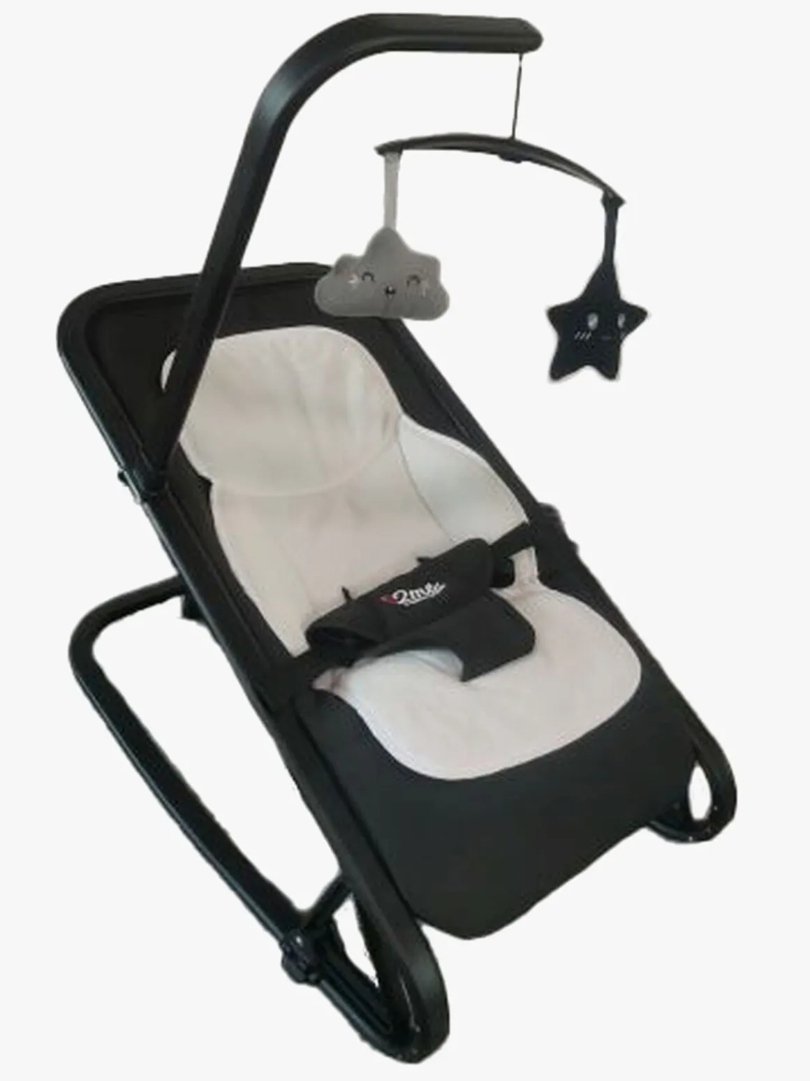 2ME Klara Skråstol inkl. Legetøjsbøjle, Black