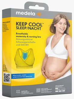 Medela Keep Cool Night Amme-BH, Hvid