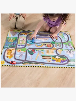 Melissa & Doug Racerbane Gulvpuslespil & Legesæt 48 Brikker