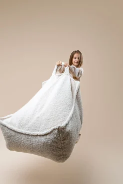 Meowbaby Bearly Sækkestol, Cremefarvet