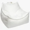 Meowbaby Boucle Sækkestol, Hvid
