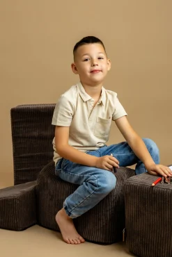 Meowbaby Foam Sæt 3 Elementer Kraftig Fløjl, Brun