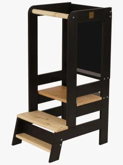 Meowbaby Læringstårn med Tegnetavle, Sort/Natur