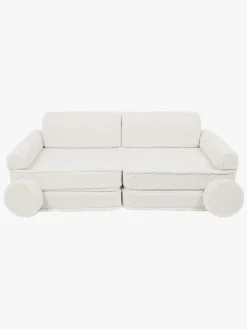 Meowbaby Play Bearly Premium  Bygbar Sofa, Cremefarvet