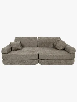 Meowbaby Play Premium Boucle  Bygbar Sofa, Tan Beige