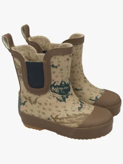 Mikk-Line Forede Gummistøvler Uldblanding, Coriander