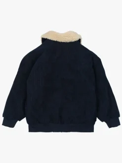 Mikk-Line Manchesterjakke med Teddyfor, Blue Nights