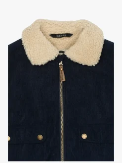 Mikk-Line Manchesterjakke med Teddyfor, Blue Nights