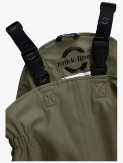 Mikk-Line Regnsæt med Seler, Dusty Olive