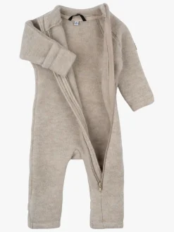 Mikk-Line Ulddragt Merino, Melange Offwhite