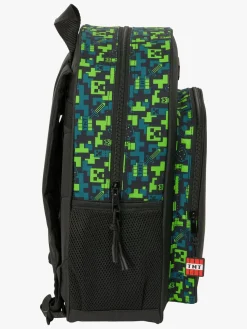 Minecraft Junior Rygsæk 15L TNT, Grøn/Sort