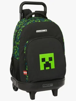 Minecraft Trolley Kuffert 33L TNT, Blå/Grøn