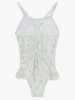 MINI A TURE Badedragt, Blå/Mønstret