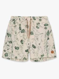 MINI A TURE Maki Badeshorts, Print Green Bay