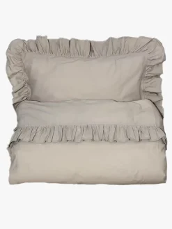 Mini Dreams Frill Sengesæt 100x130, Sandfarvet