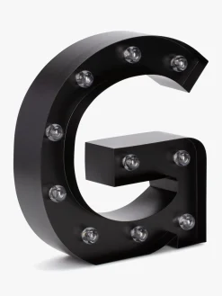 Minitude Bogstavslampe G, Sort