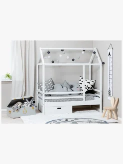 Minitude Nordic JAX Juniorseng 70x140 inkl. Skuffe, Hvid