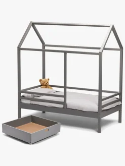 Minitude Nordic Juniorseng 70x140 Jax Inkl. Madras Softi & Skuffe, Grå