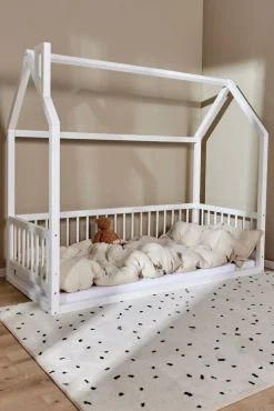 Minitude Nordic Mason Juniorseng med BabyMatex Softi Plus Madras 70x160 cm