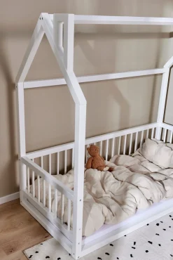 Minitude Nordic MASON Junior-/Montessori-seng 70x160, Hvid