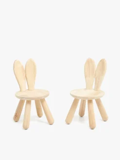 Minitude Stol Kanin 2-pak, Natur