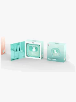 MOB Vækkeur med Lys Billy Clock, Lyseblå