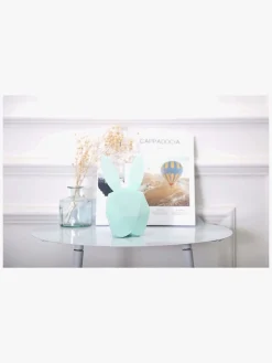 MOB Vækkeur med Natlampe Kanin, Lyseblå