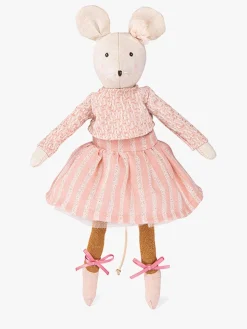 Moulin Roty  Blød Dukke Mus Anna 28 cm