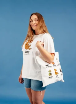 Mumitroldene Karakter  Øko Stoftaske, Hvid