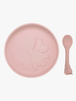 Mumitroldene Spisesæt Silikone, Rosehip Pink