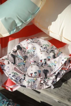 Mumitroldene UV-Sæt Badeble og Solhat, Pink