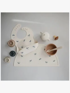 Mushie Dækkeserviet Silikone, Whales