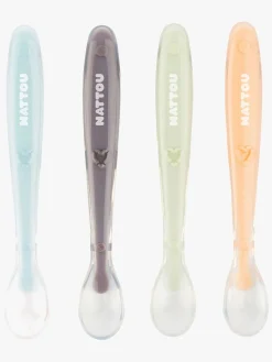 Nattou Soft Silicone Ske 4-pak