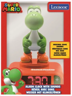 Nintendo Super Mario Yoshi Digitalt Vækkeur med Natlampe