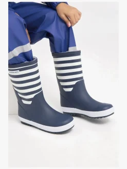 Nordbjørn Dunder Forede Gummistøvler, Navy/White