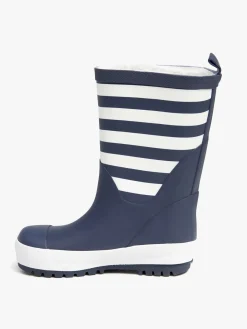 Nordbjørn Dunder Forede Gummistøvler, Navy/White