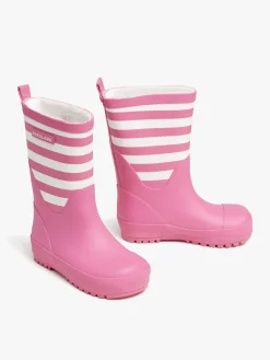 Nordbjørn Dunder Forede Gummistøvler, Fuschia/White