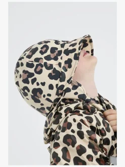 Nordbjørn Fjord Foret Regnhue & Vanter, Leopardy Brazilian Sand