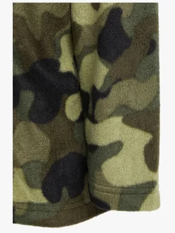 Nordbjørn Malö Fleecetrøje, Camo Splash Deep Lichen Green