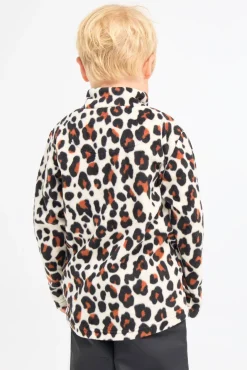 Nordbjørn Malö Fleecetrøje, Leopardy Rustic Sandshell