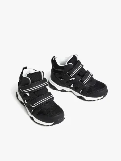Nordbjørn Mercury Mid WP  Fleece-forede Sneakers, Black/White