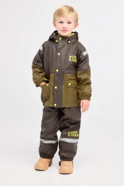 Nordbjørn Molde Foret Regnsæt, Delicioso/Dark Olive